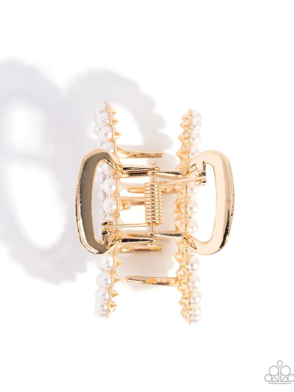 Opulent Office Gold Hair Claw Clip